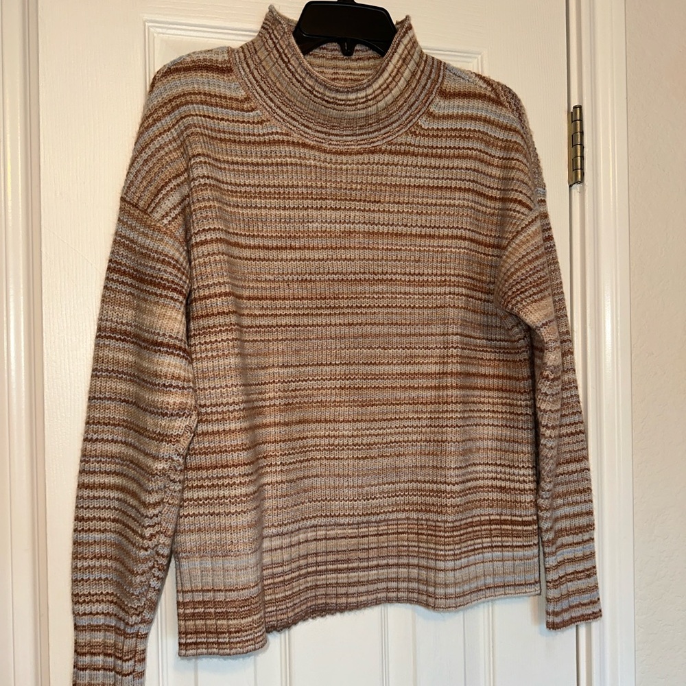 LOFT Multitone Turtleneck Sweater